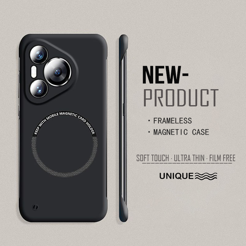 Ultra Thin Frameless Phone Cover - Ultra Thin Hard PC Magnetic Frameless