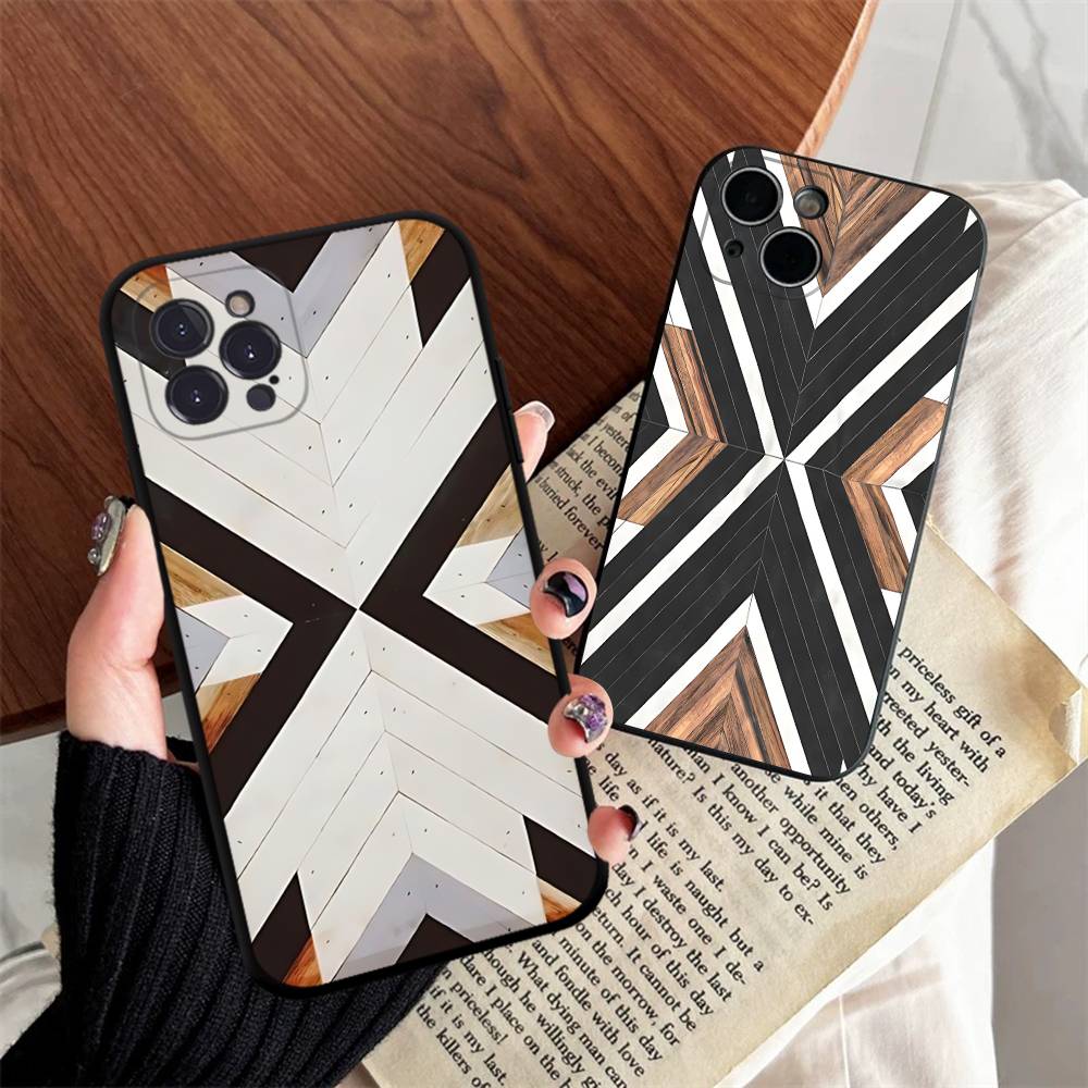 Vintage Wood Grain Geometry Pa - огляд і ціна Vintage Floral Pattern Soft Case