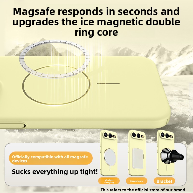 Matte Soft Luxury Liquid Silic - огляд і ціна Liquid Silicone Magnetic Phone Case