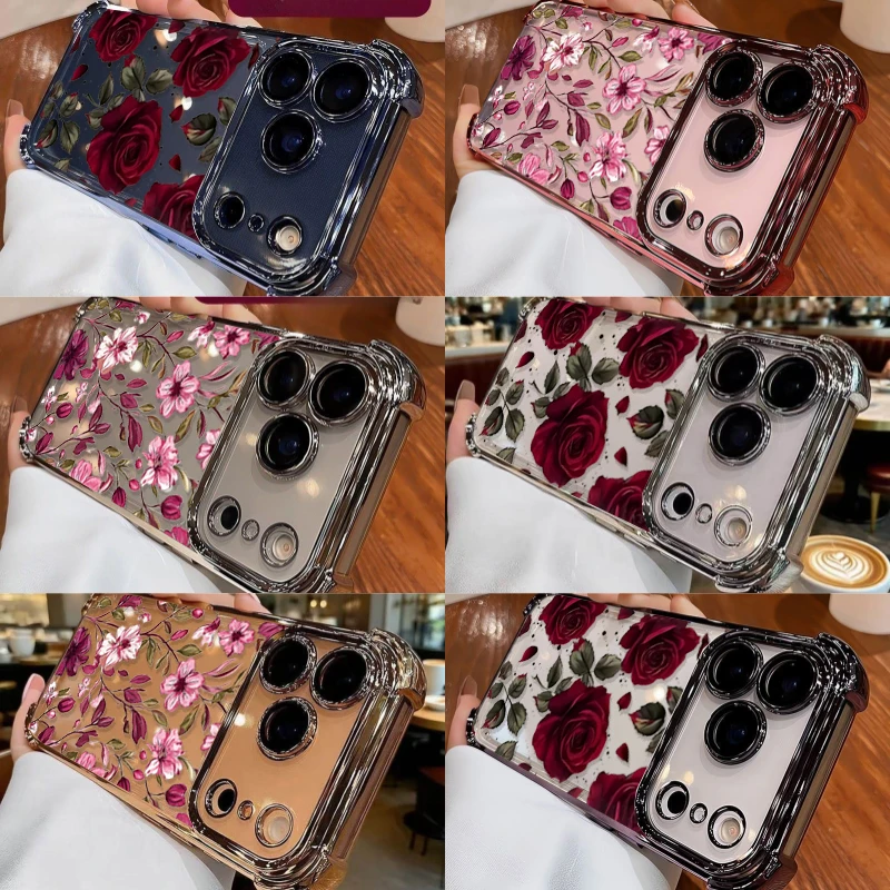 Vintage Red Floral Flowers Pat - огляд і ціна Vintage Floral Pattern Soft Case