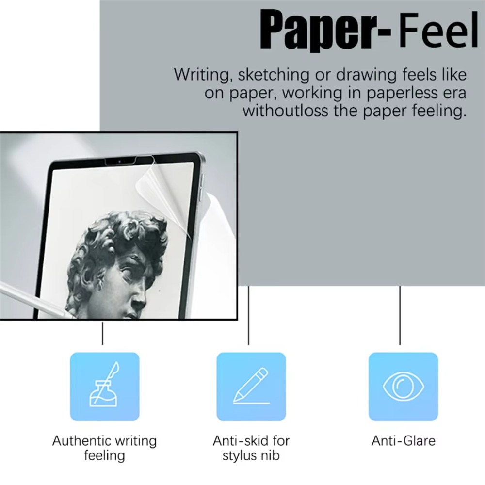 3Pcs Paper Feel Like Screen Pr - огляд і ціна Matte Anti Glare Screen Protector