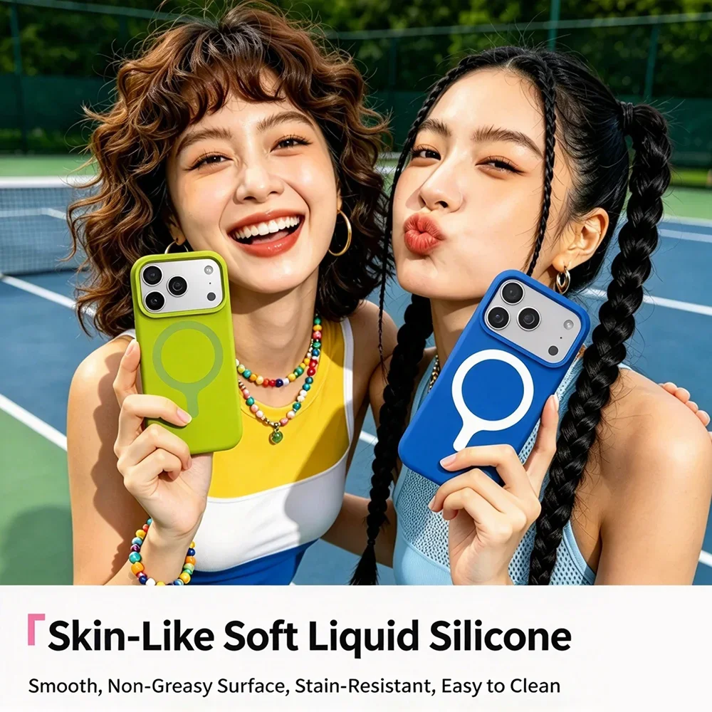 HANNUO Magnetic Liquid Silicon - огляд і ціна Liquid Silicone Magnetic Phone Case